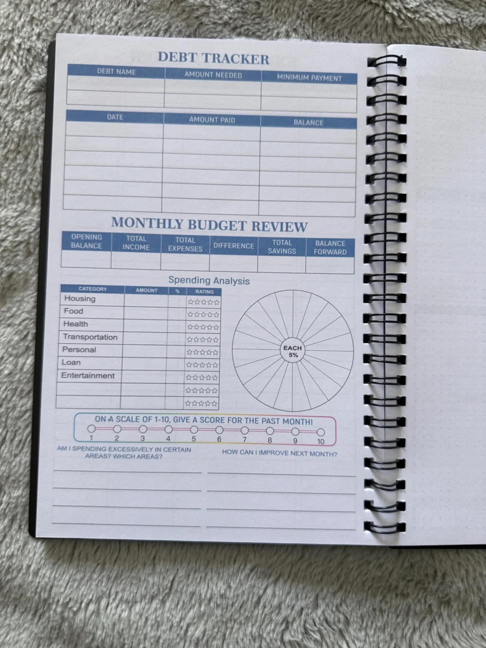 Ultimate 2026 Planner, Notebook, Portable Charger - Desk Bundle
